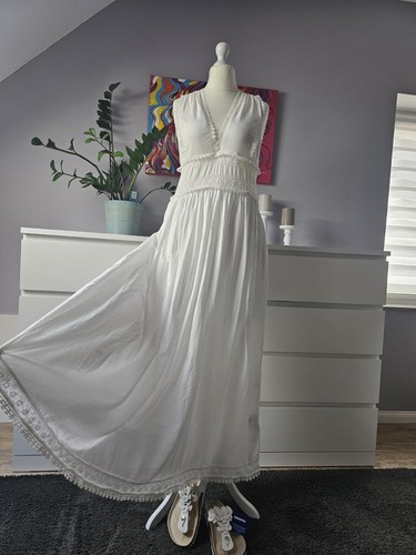 Kleid cottage style maxikleid - cottage,