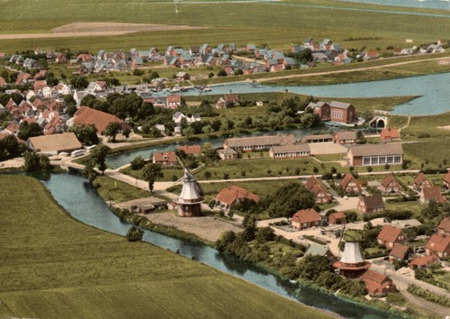 Greetsiel luftaufnahme - ak,