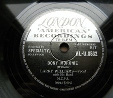 1015/ LARRY WILLIAMS-Bony Moronie-You bug me baby-"JUKEBOX-HITS"-78rpm Schellack