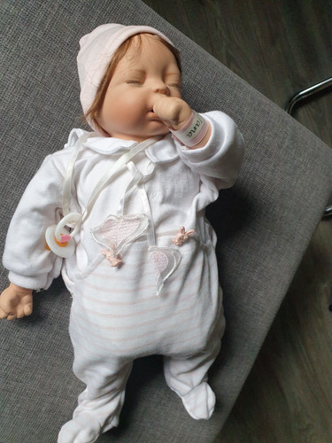 Künstlerpuppe porzellan inge - porzellan,,