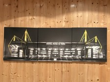 Borussia Dortmund BVB Westfalenstadion Bild Wandbild Kunstdruck 3er Set