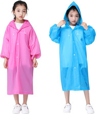 2 Stück Kinder Regenmantel
