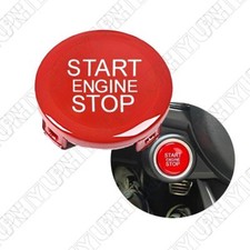 Roter Motor Start Stop Schalter Knopf Trim für Alfa Romeo Giulia Stelvio 2017-22