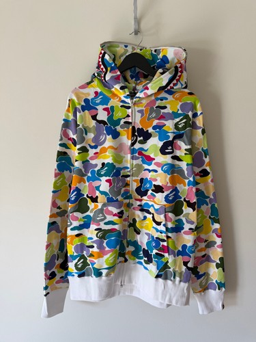Bape multicolor camo full zip - bape,