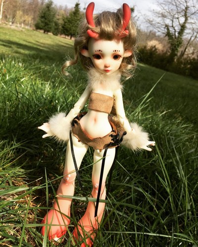 Dollzone lacey deer - deer, 31cm