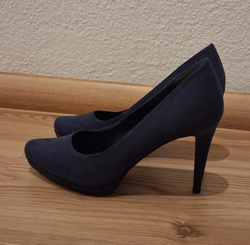 Tamaris damen pumps - 40, blau