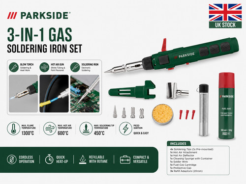 Parkside gas lötkolben - gas,