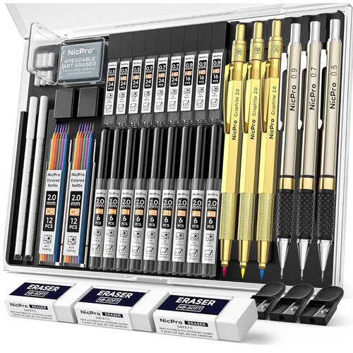 Druckbleistift set 35tlg 5 - druckbleistift,