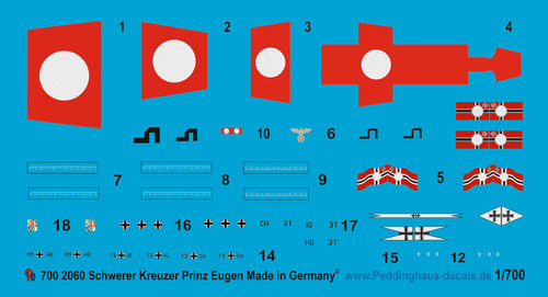 Peddinghaus decals 700 2060 - peddinghaus-decals, 1/700