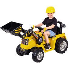 Kinderbagger Kinder Elektro Bagger Sitzbagger Sandbagger Sandkastenbagger Gelb