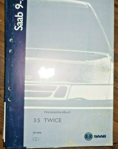 Saab werkstatthandbuch 3 - saab, 9-3
