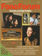 Fono Forum 9/1987 Maria Callas