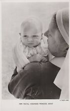 ❤ Original alte TUCK's POSTKARTE_Royal Baby_PRINCESS_ANNE_Windsor_England_London
