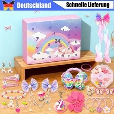 Adventskalender 2025 Kinder Schmuck Weihnachtskalender Halsketten für Mädchen