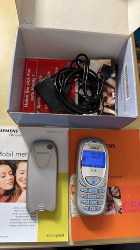 Siemens c55 silber komplett - siemens,