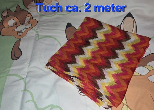 Tuch rot schwarz - schwarz, gelb