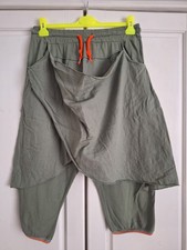 Coole leinen neue baggy 7/8  gr 44/46 kaki,orange