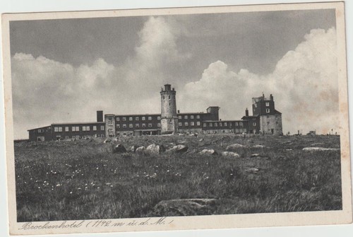Alte brockenhotel - ak,