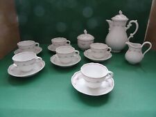 Hutschenreuther Maria Theresia Mainau Mokkaservice 6 Personen 15 Teile