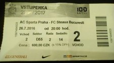 Ticket uefa 2016 - ticket, 2016/17