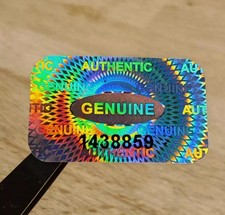 Hologramm Siegel Aufkleber