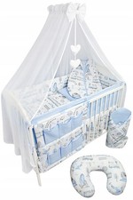 12-teiliges Baby Bettwäsche