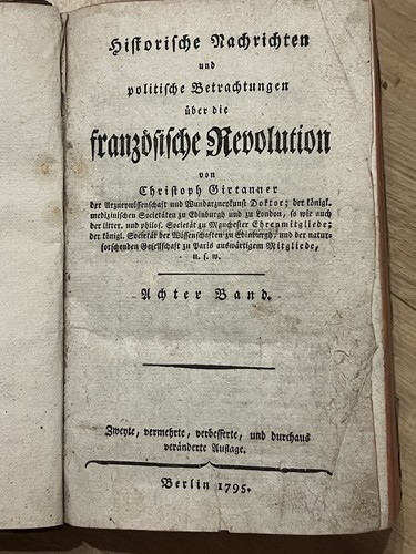 Antikes buch 1795 historische - buch,