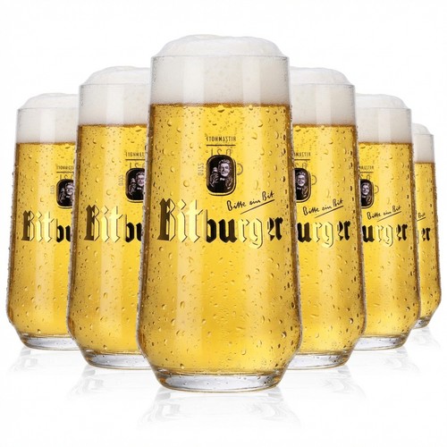 Bitburger bierglas - 6x,