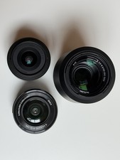 3x Sony E-Mount Objektiv Set