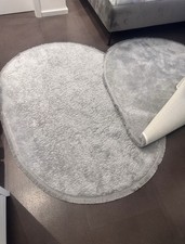 Teppich 2 Stück oval Größe