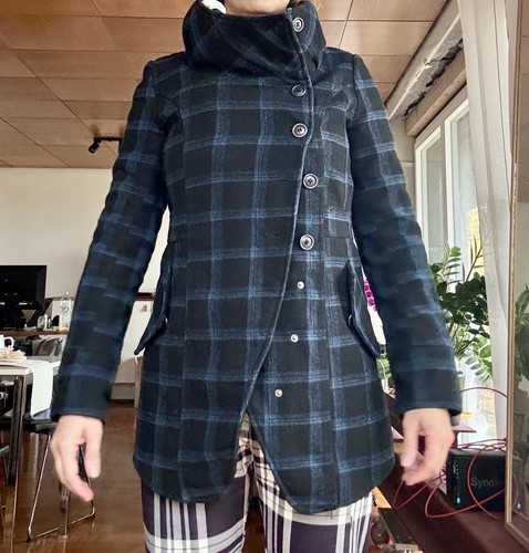 Wintermantel damen blau - wintermantel,