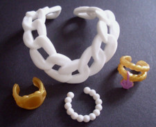 %***Barbie Mattel Ken Schmuck*Kette*Uhr*2 Armreifen***%