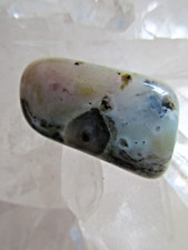 seltener bunter Ozean-Jaspis, Größe ca. 3 x 1,5 cm, Gewicht ca. 9 g