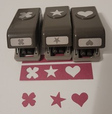Stampin' Up! Itty Bitty Mini Stanzen, 3-er Set Stern, Herz, Blüten, NEUwertig