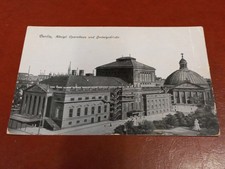 Alte AK Berlin Königl. Opernhaus und Hedwigskirche Feldpost 1918