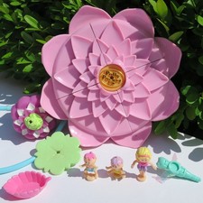 Mini Polly Pocket Fountain Fantasy Seerose 100% Komplett Bluebird