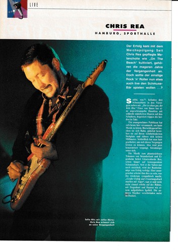 Chris rea clipping bericht - chris,