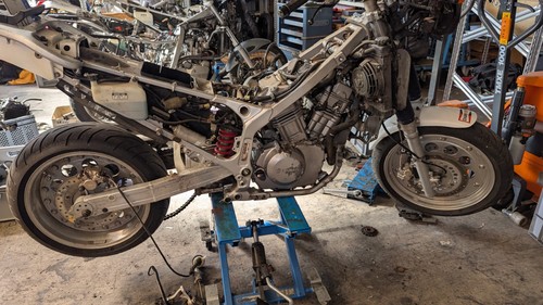 Wiwo umbau supermoto - wiwo, rahmen