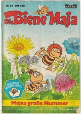 ✪ DIE BIENE MAJA #25 Majas große Nummer, Bastei 1977 COMICHEFT Z2/2-