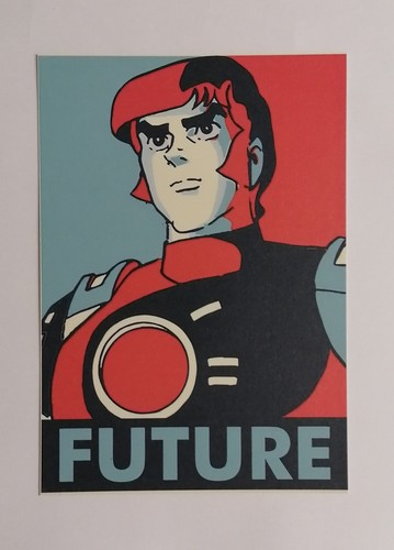 Captain future postkarte - captain,