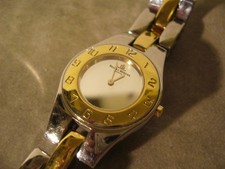 Schöne Klassiker Vintage Baume Mercier Linea Damenuhr Unisex Stahl Gold 1992