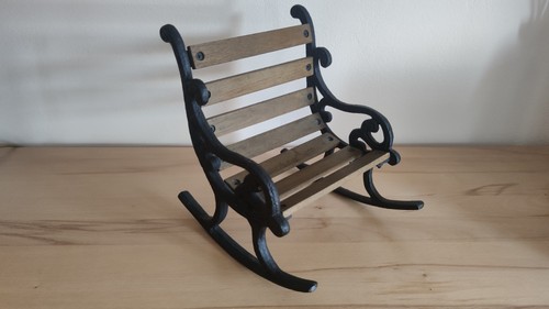 Schaukelstuhl für puppe aus - schaukelstuhl,