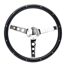 380mm Schwarz Holzlenkrad