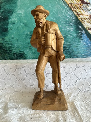 Holzfigur skulptur bauer mann - bauer,