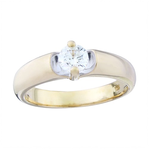 Solitär ring brillant 750er - ring,