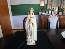 Maria Rosa Mystica Statue ca. 47cm Betende Maria mit Rosenkranz Madonna