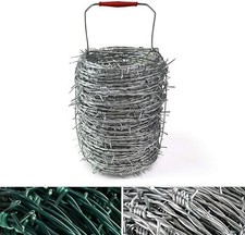 Stacheldraht verzinkt/grün