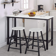 HOCH Tresentisch Weiß Marmor