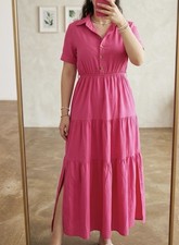 Traumhaftes sommerkleid pink - sommerkleid,