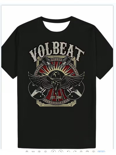 Shirt volbeat est 2001 - volbeat, est.
